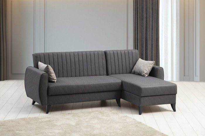Atelier Del Sofa Sofá cama esquinero Alkon - Dark Grey Atelier Del Sofa Sofá cama esquinero Alkon - Dark Grey